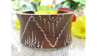 Sono Wooden Bangle Painted