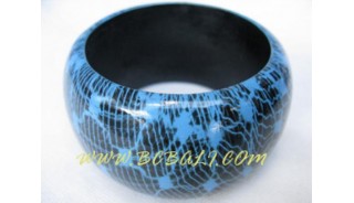 Wood Bangle Painted