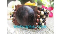 Wood Bead Bracelet