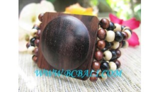 Wood Bead Bracelet