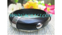 Wood Stainless Ladies Bracelet