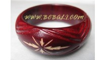 Wooden Carved Bangle