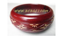 Wooden Carved Bangles