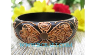 Wooden Hand Painted Bangles