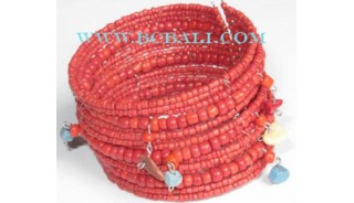 Beaded Jewelry Coral Bracelets