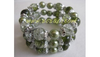 Beaded Metal Bracelet