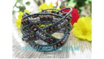 Black Beads Bracelets Fashion