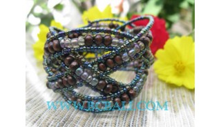 Black Beads Bracelets Fashion