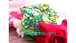 New Motive Beads Stone Bracelet