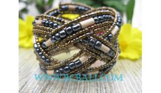 Paua Bead Color Bracelet