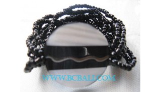 Resin Shell Bead Bracelets