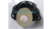 Sea Shell Bead Bracelets