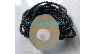 Sea Shell Bead Bracelets