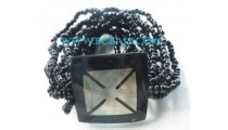 Shell Resin Bead Bracelets