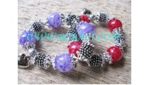 Steel Bead Ladies Bracelet