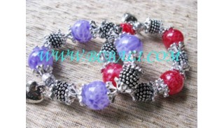 Steel Bead Ladies Bracelet