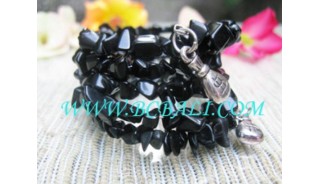 Stone Black Bracelet