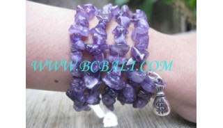 Stone Purple Bracelet
