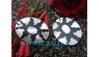 Bali Shell Tattoo Earrings