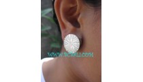 Carved Shells Earring Bali