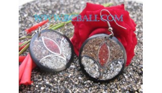 Crashing Coral Earrings Motif