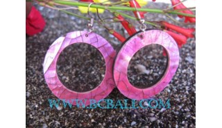 Crashing Shell Earring Pink