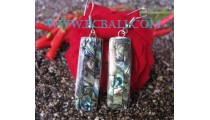 Design Steel Paua Shell Earring