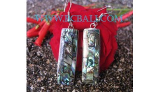 Design Steel Paua Shell Earring