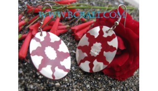 Design Tattoo Shell Earrings