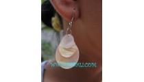 Earring Seashell  Triple Strip Mop