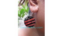 Excellent Red Coral Earring