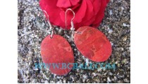 Fashion Coral Earring Red
