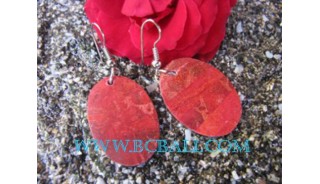 Fashion Coral Earring Red