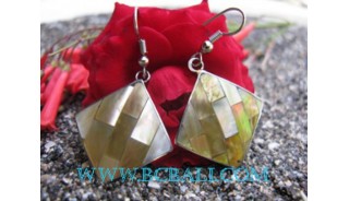 Golden Shell Earrings Jewelry