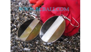 Hand Made Steel Shell Earring