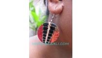 Just Perfection Shells Red Coral Earring