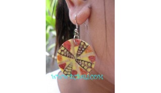 Ladies Night Earrings Resin Shells