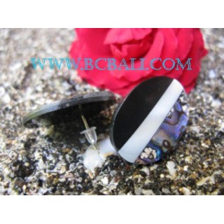Ladies Screw Earrings Shell