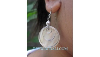 Mother Of Pearls Stainless Shells Earrings