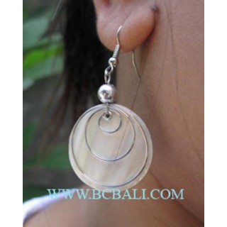 Mother Of Pearls Stainless Shells Earrings