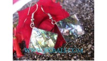 Paua Shell Earring Steel