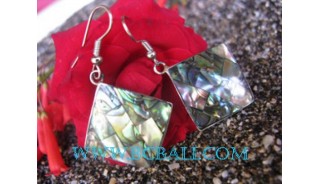 Paua Shell Earring Steel