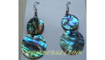 Pearl Abalone Paua Earring