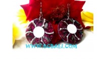 Resin Earring Mix Shell