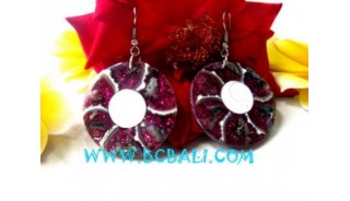 Resin Earring Mix Shell