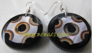 Resin With Shells Earrings