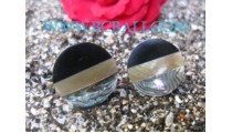 Screw Earring Shell Abalone Paua