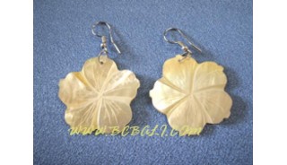 Seashell Carving Earrings