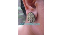 Shell Carving Mop Earring