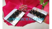 Square Shell Earrings